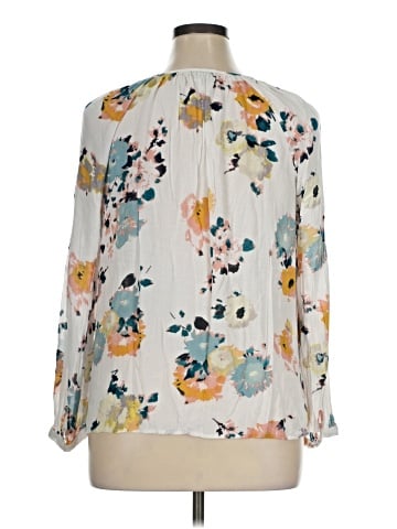 Lucky Brand 3/4 Sleeve Blouse (view 2)