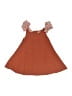 Garb Solid Orange Dress Size 3T - photo 1