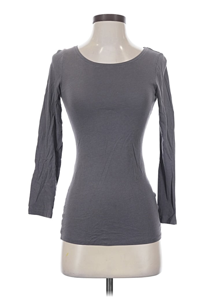 Pre-owned Boden 3/4 Sleeve T-shirt In Gray