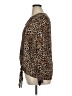 Ruby Rd. 100% Rayon Animal Print Brown Long Sleeve Blouse Size 1X - photo 5