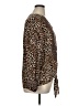 Ruby Rd. 100% Rayon Animal Print Brown Long Sleeve Blouse Size 1X - photo 4