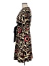 B. Smart Print Brown Casual Dress Size 8 - photo 5