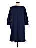 Aime Solid Blue Casual Dress Size M (estimated) - photo 2