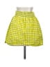 Assorted Brands 100% Cotton Checkered-gingham Yellow Green Casual Skirt Size S - photo 2
