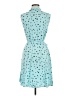 Amazon Essentials 100% Viscose Stars Teal Casual Dress Size M - photo 2