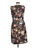 Tabitha Print Brown Cocktail Dress Size 12 - photo 2