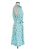 Amazon Essentials 100% Viscose Stars Teal Casual Dress Size M - photo 4