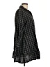 ABLE 100% Cotton Plaid Black Casual Dress Size L - photo 4