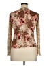 Alberto Makali 100% Polyester Brown Long Sleeve Blouse Size XL - photo 2