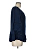 Fever 100% Rayon Blue 3/4 Sleeve Blouse Size L - photo 4