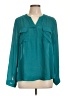 Chico's Teal Long Sleeve Blouse Size Lg (2) - photo 1