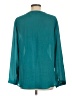 Chico's Teal Long Sleeve Blouse Size Lg (2) - photo 2