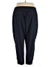 Athleta Solid Blue Black Active Pants Size 24 - photo 2