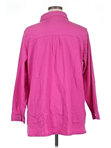 Belle By Kim Gravel 3/4 Sleeve Button-Down Shirt (view 2)