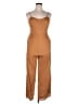 Audrey Parks x Francesca's Solid Brown Jumpsuit Size L - photo 1