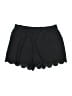 Madewell 100% Polyester Hearts Black Shorts Size M - photo 1