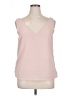 WAYF Solid Pink Sleeveless Blouse Size XL - photo 1