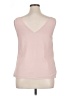 WAYF Solid Pink Sleeveless Blouse Size XL - photo 2