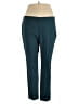 AKRIS Solid Teal Active Pants Size 16 - photo 1