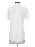 Theory Ivory Short Sleeve Button-Down Shirt Size P (petite) - photo 2