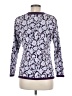 Lands' End 100% Baumwolle Paisley Purple Pullover Sweater Size M (petite) - photo 2