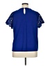 Cable & Gauge Blue Short Sleeve Blouse Size XL - photo 2