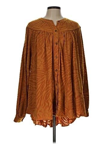 Free People Long Sleeve Blouse (view 1)