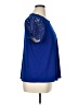 Cable & Gauge Blue Short Sleeve Blouse Size XL - photo 4