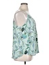 Ann Taylor LOFT 100% Polyester Teal Sleeveless Blouse Size XL - photo 4