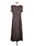Talbots 100% Rayon Paisley Brown Casual Dress Size 4 - photo 1