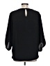 Maurices 100% Polyester Black 3/4 Sleeve Blouse Size L - photo 2