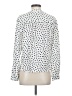 Amour Vert 100% Silk Polka Dots Ivory Blouse Size S - photo 2