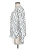 Amour Vert 100% Silk Polka Dots Ivory Blouse Size S - photo 5