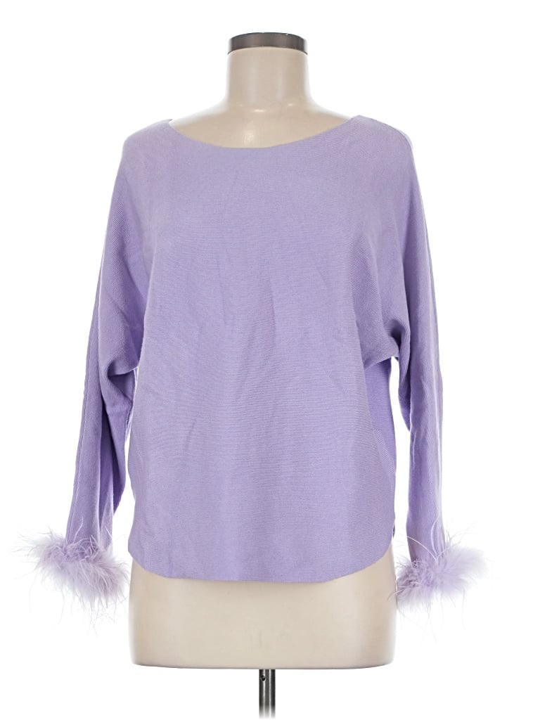 Pre-owned Sioni Pullover Sweater In Purple