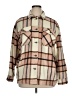 RSQ 100% Polyester Plaid Tan Coat Size XL - photo 1