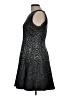 Eliza J Metallic Black Cocktail Dress Size 10 (petite) - photo 5