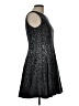 Eliza J Metallic Black Cocktail Dress Size 10 (petite) - photo 4