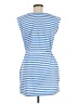 Mud Pie 100% Cotton Stripes Blue Casual Dress Size M - photo 2