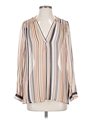 Joie Long Sleeve Silk Top (view 1)