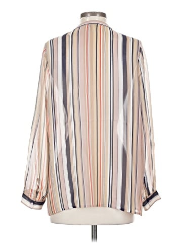 Joie Long Sleeve Silk Top (view 2)
