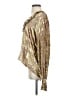 Masscob Gold Long Sleeve Blouse Size S - photo 5