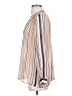 Joie 100% Silk Stripes Ivory Long Sleeve Silk Top Size S - photo 5