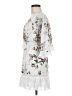 NLW 100% Polyester Floral White Casual Dress Size S - photo 5