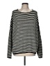 Carly Jean Stripes Black Pullover Sweater Size Med - Lg - photo 1