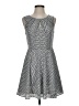 Express 100% Polyester Tweed Gray Cocktail Dress Size 4 - photo 1