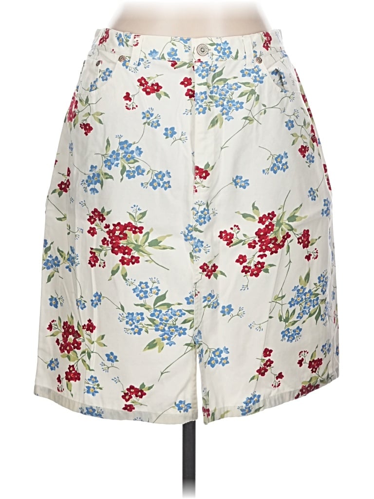 Pre-owned Eddie Bauer Casual Skirt In Ivory