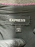 Express Solid Burgundy Formal Skirt Size 00 - photo 4