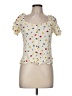 Madewell Yellow Short Sleeve Blouse Size M - photo 1