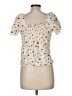 Madewell Yellow Short Sleeve Blouse Size M - photo 2