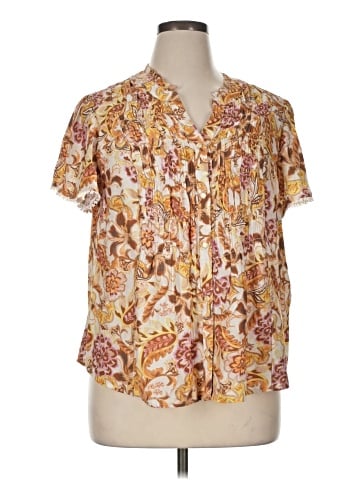 Democracy Short Sleeve Blouse (view 1)